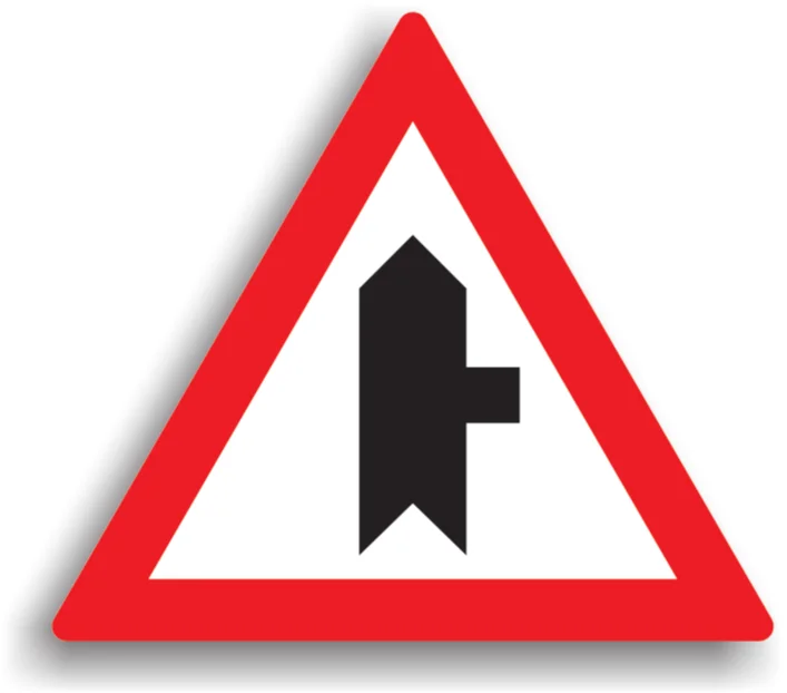 Intersecție cu drum fără prioritate