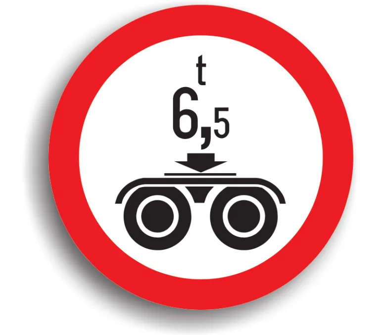 Accesul interzis vehiculelor cu masă pe osia dublă mai mare de … t