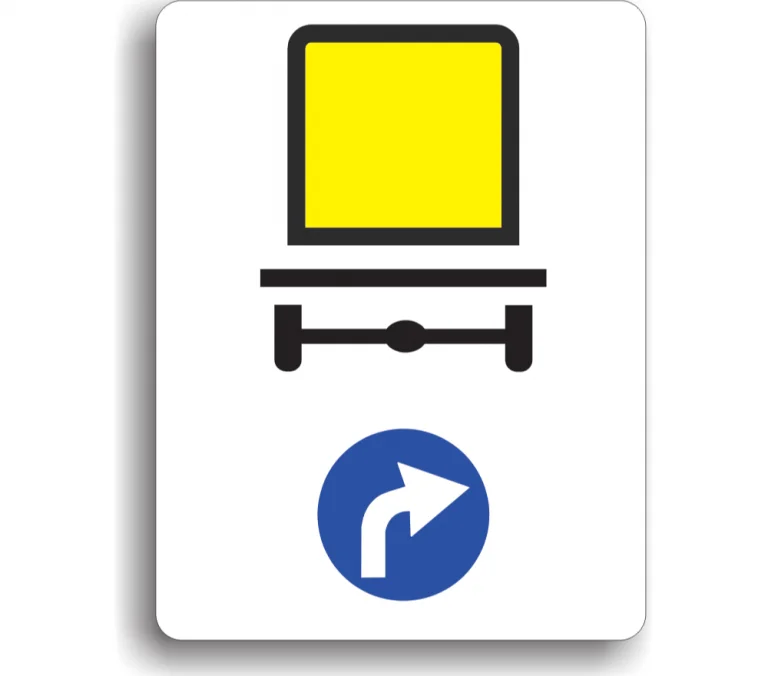 Direcție obligatorie pentru vehicule care transportă mărfuri periculoase
